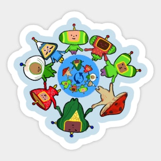 Upcycle this Planet Sticker